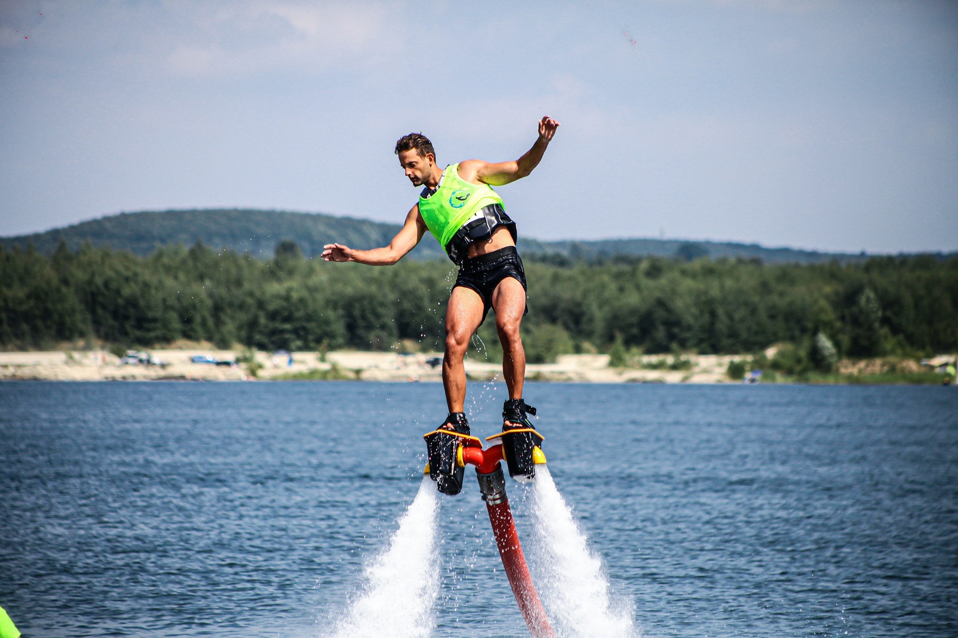 Flyboard z nagraniem