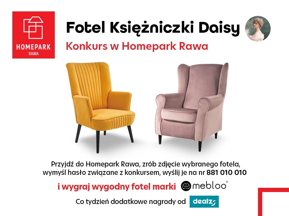 “Fotel Księżniczki Daisy” – konkurs w Homepark Rawa!