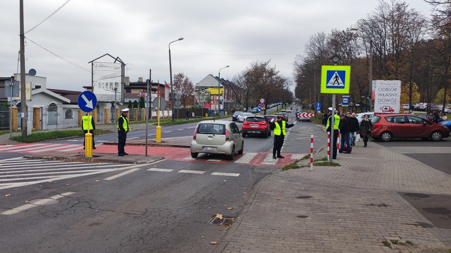 Halemba - kierowanie ruchem pieszych i pojazdów