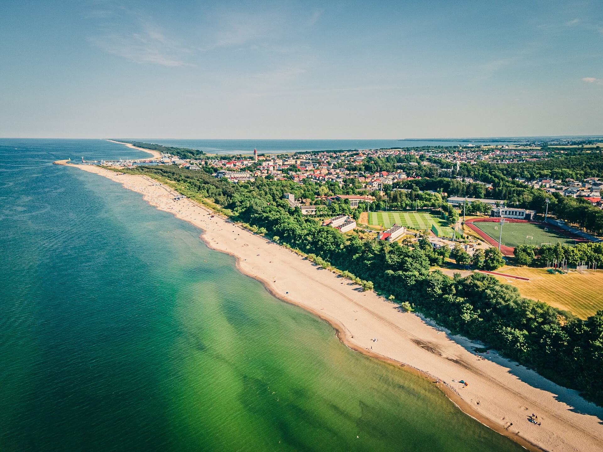 Plaża we Władysławowie fot Jakub Groenwald
