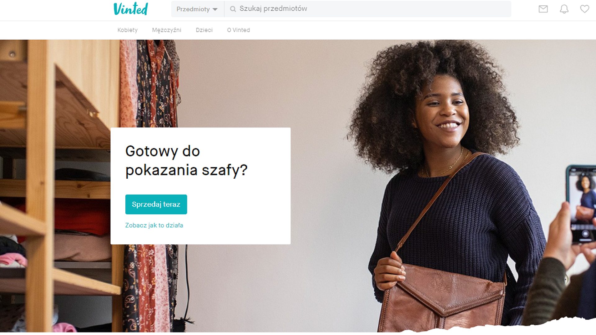Vinted - fragment strony serwisu, którego klienci padają ofiarą oszustów Vinted - fragment strony serwisu, którego klienci padają ofiarą oszustów