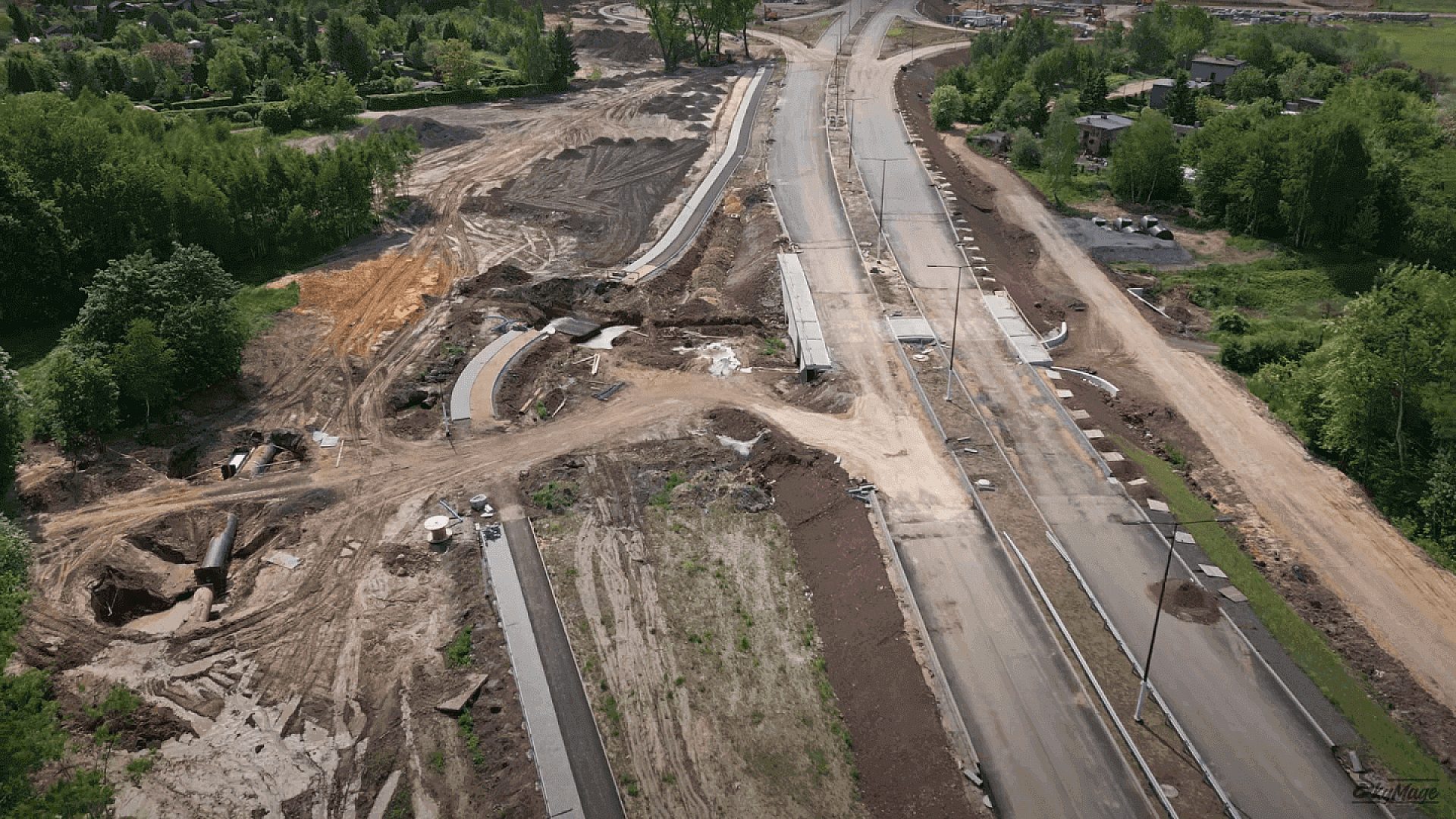 N-S z lotu ptaka N-S z lotu ptaka