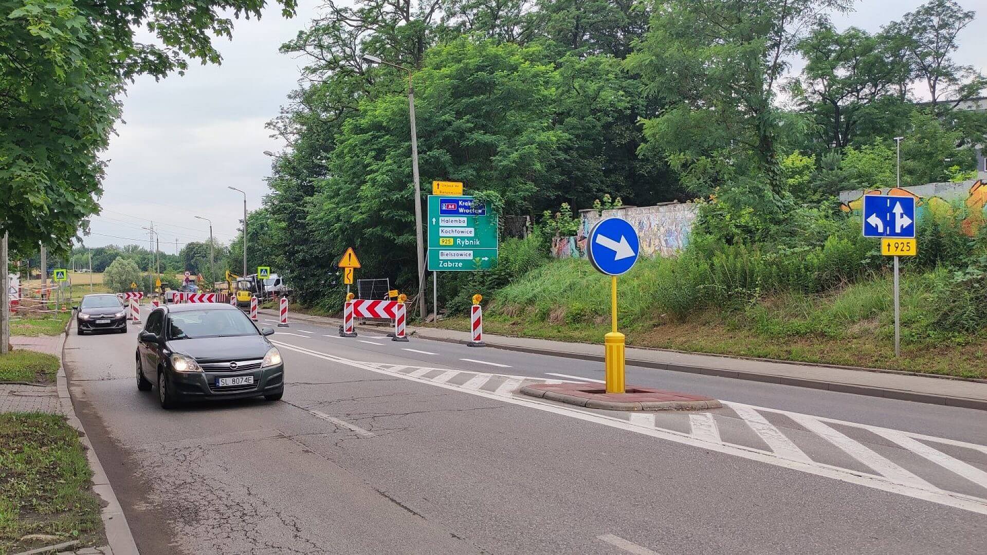 Zwężenie jezdni na 1-go Maja potrwa rok Zwężenie jezdni na 1-go Maja potrwa rok