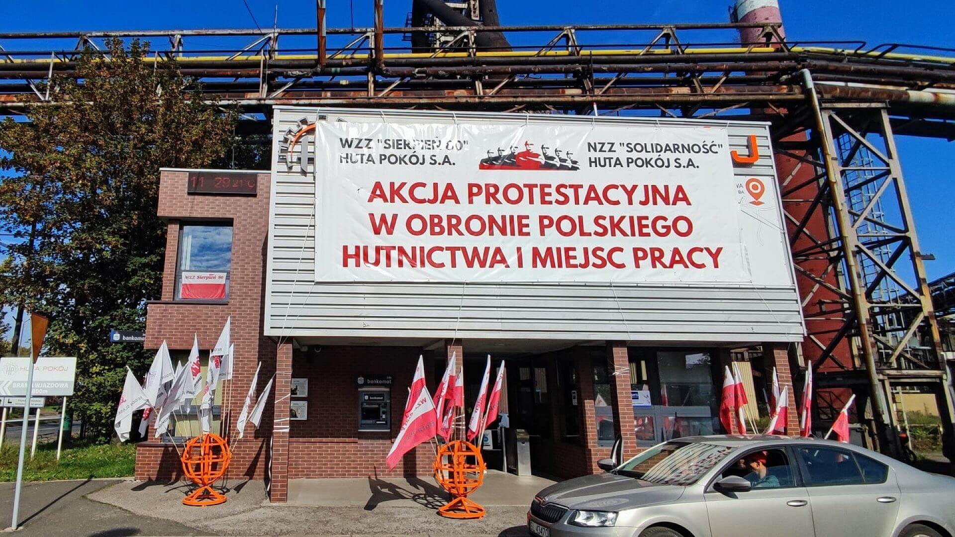 Zaostrza się protest w Hucie Pokój Zaostrza się protest w Hucie Pokój