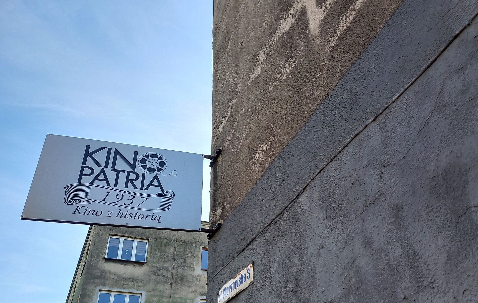 Kino Patria Szyld Kino Patria Szyld