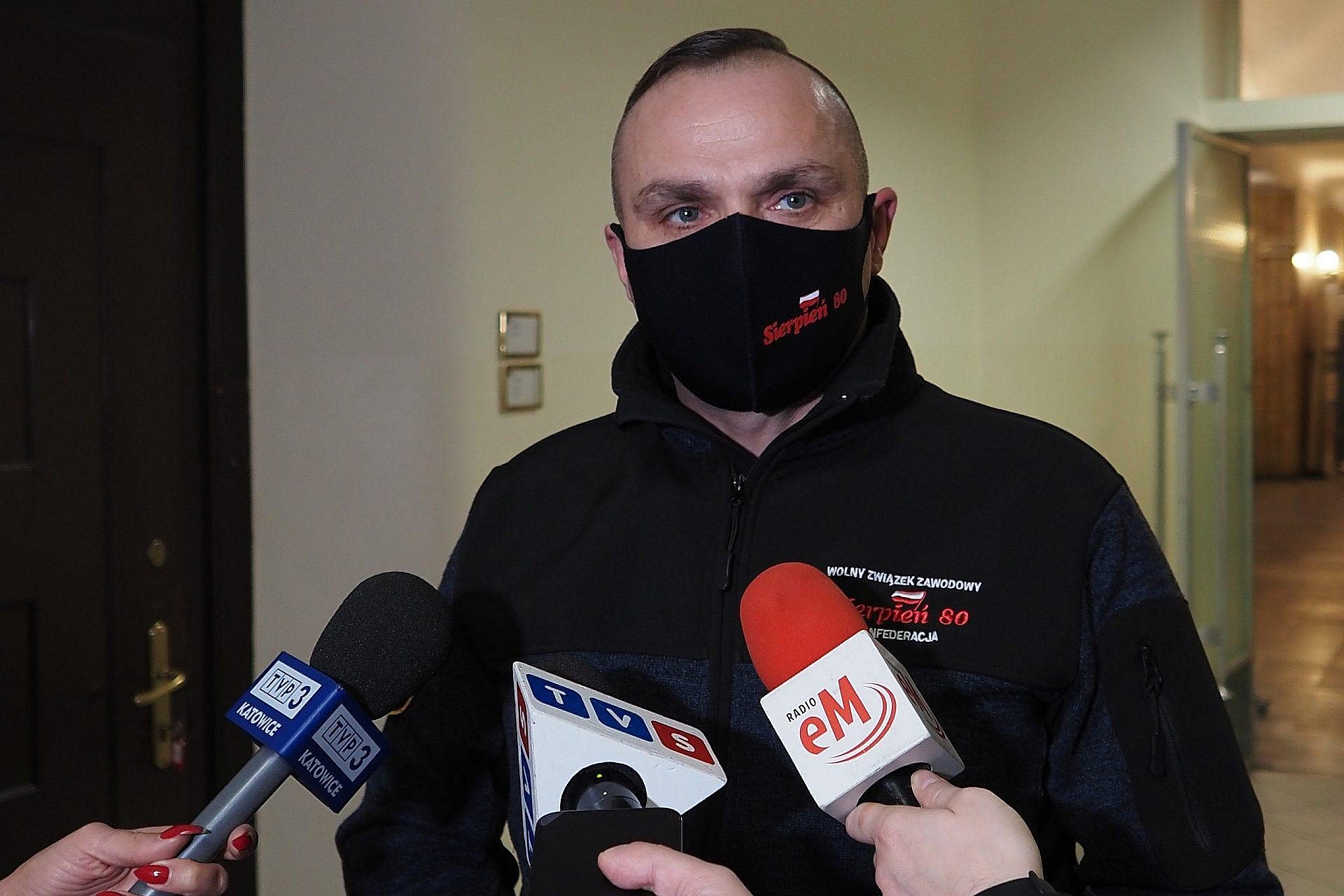 Rafał Jedwabny w siedzibie PGG Rafał Jedwabny w siedzibie PGG