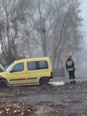 Wyglądało to groźnie. Czołowe zderzenie w Goduli Wyglądało to groźnie. Czołowe zderzenie w Goduli