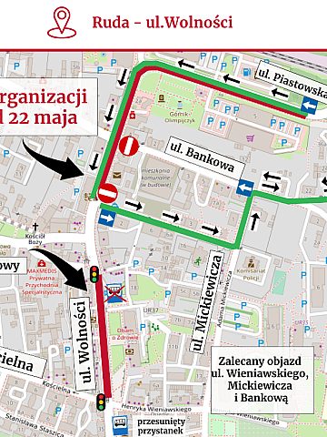 Przebudowa Wolności - zmiany od 22.05 Przebudowa Wolności - zmiany od 22.05