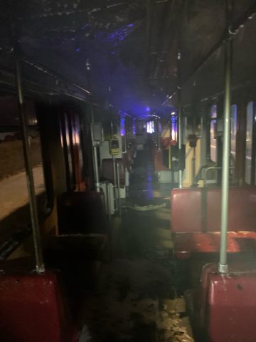 Pożar tramwaj ruda śląska2 Pożar tramwaj ruda śląska2