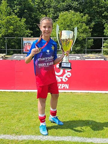 Lena Latacz, bramkarka z Rudy Lena Latacz, bramkarka z Rudy