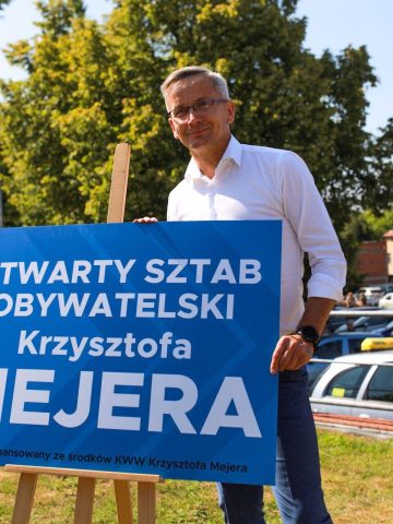 Konferencja prasowa Krzysztofa Mejera Konferencja prasowa Krzysztofa Mejera