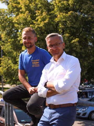 Konferencja prasowa Krzysztofa Mejera Konferencja prasowa Krzysztofa Mejera