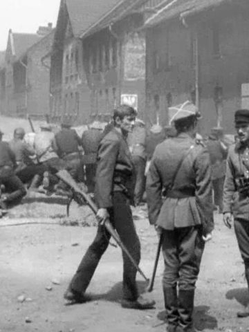 Kadr z materiału PKF na temat krecenia filmu "Sól ziemi czarnej" Kadr z materiału PKF na temat krecenia filmu "Sól ziemi czarnej"
