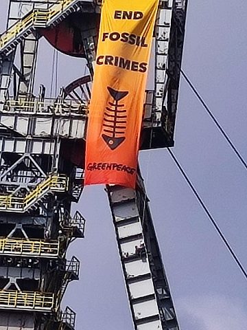 Greenpeace w Bielszowicach Greenpeace w Bielszowicach