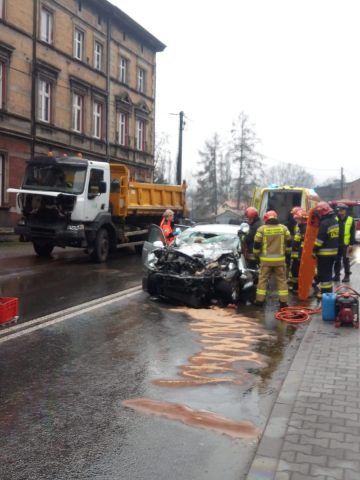 Piastowska była zablokowana przez dwie godziny Piastowska była zablokowana przez dwie godziny