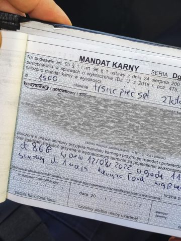 1500 za wyprzedzanie na przejściu 1500 za wyprzedzanie na przejściu