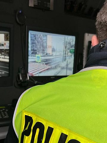 Kamery Ruchomego Stanowiska Dowodzenia wspierały patrole Kamery Ruchomego Stanowiska Dowodzenia wspierały patrole