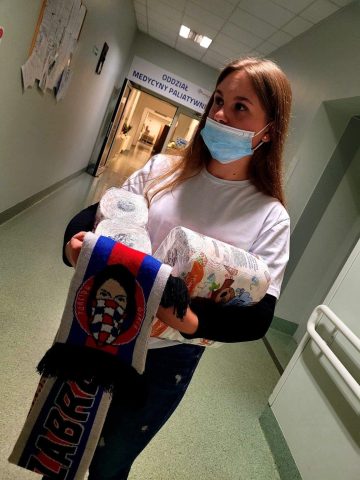 Torcida Girls w rudzkim szpitalu Torcida Girls w rudzkim szpitalu