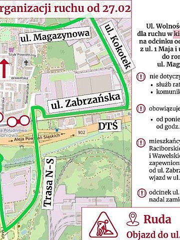 Objazdy od 27 lutego Objazdy od 27 lutego