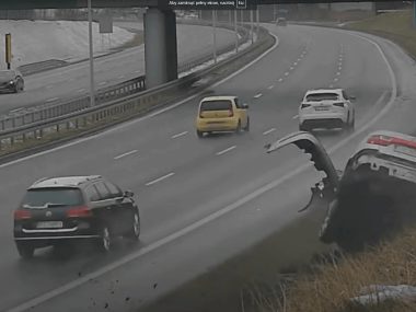 Kolejny "wypadek" z trasy na zakręcie mistrzów Kolejny "wypadek" z trasy na zakręcie mistrzów