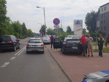 18-latkę udało się zatrzymać na Wojska Polskiego 18-latkę udało się zatrzymać na Wojska Polskiego