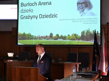 Burloch Arena nosi oficjalnie imię zmarłej prezydent Burloch Arena nosi oficjalnie imię zmarłej prezydent