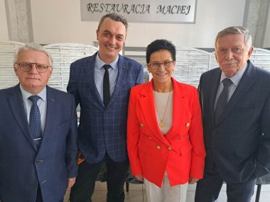 Jakub Wyciślik, Michał Kaczmarczyk, Małgorzata Kuś i Grzegorz Skudlik Jakub Wyciślik, Michał Kaczmarczyk, Małgorzata Kuś i Grzegorz Skudlik