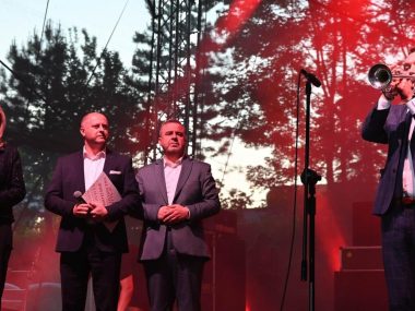 Prapremiera hejnału podczas Dni Rudy Śląskiej Prapremiera hejnału podczas Dni Rudy Śląskiej
