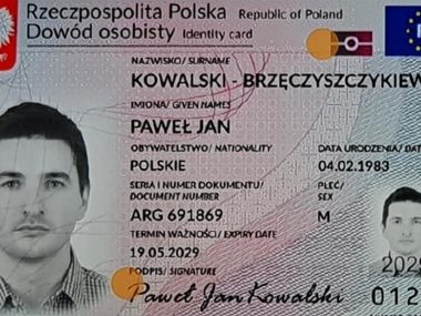 Nowy wzor dowodu ososbistego Nowy wzor dowodu ososbistego