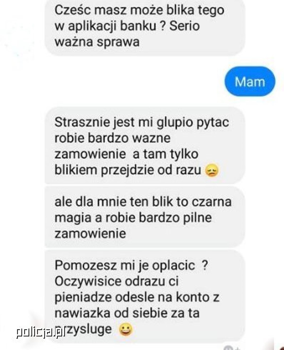 Oszustwo na znajomego w potrzebie okazuje się skuteczne