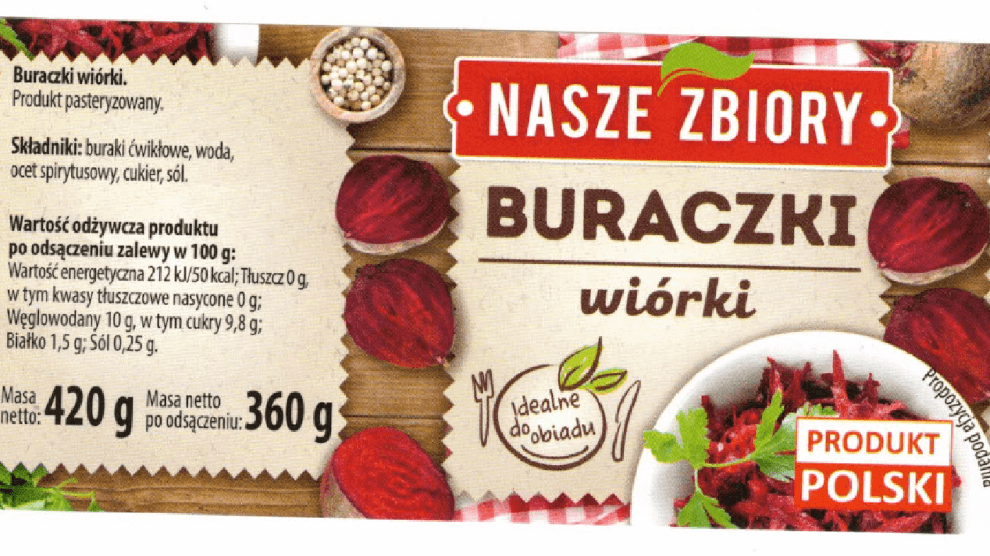 Buraczki ze szkłem