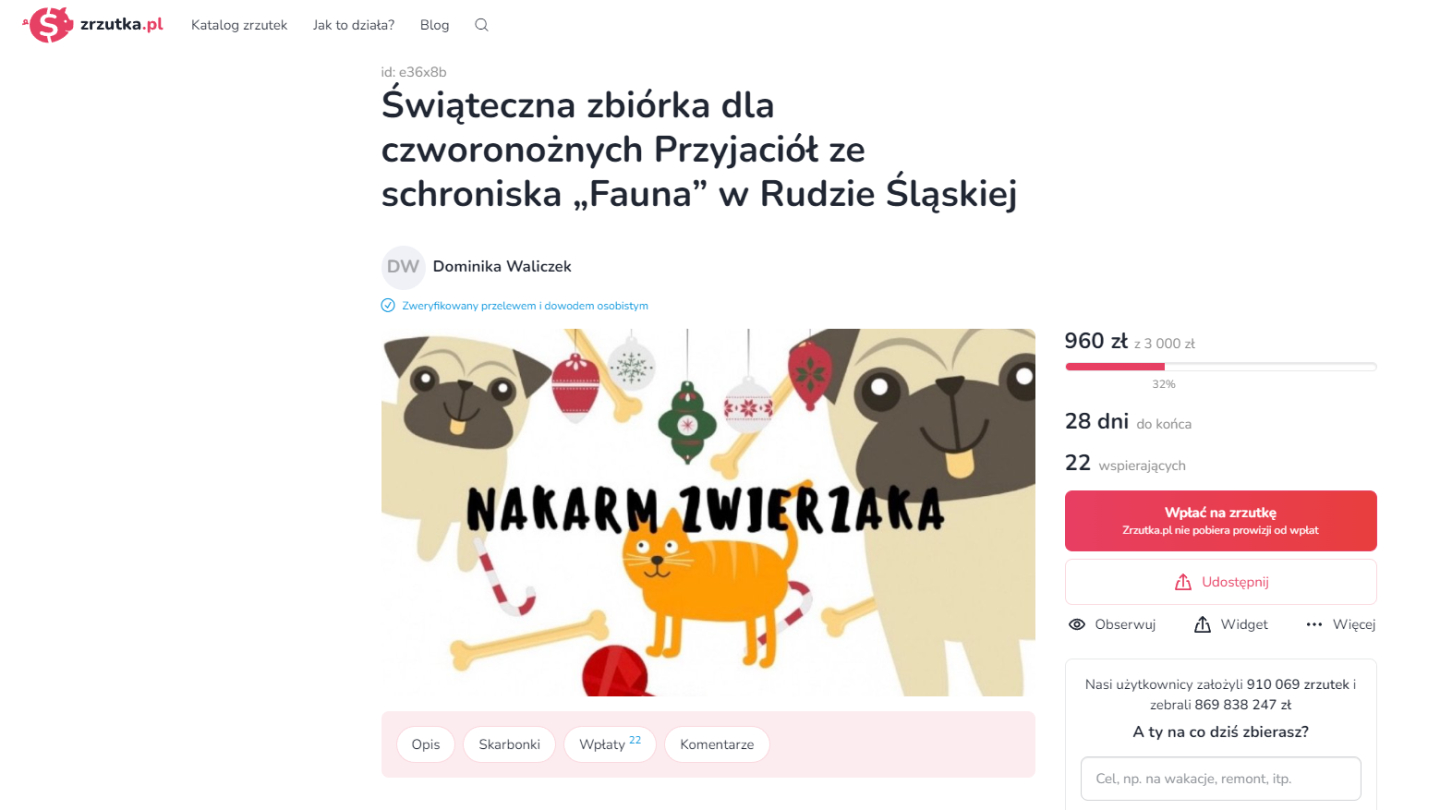 Zbiórka na TOZ Fauna