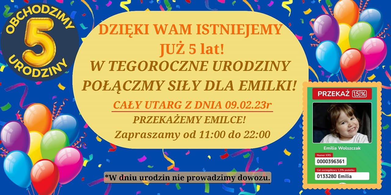 Kebab w Halembie zaprasza na 5 urodziny i wsparcie akcji charytatywnej