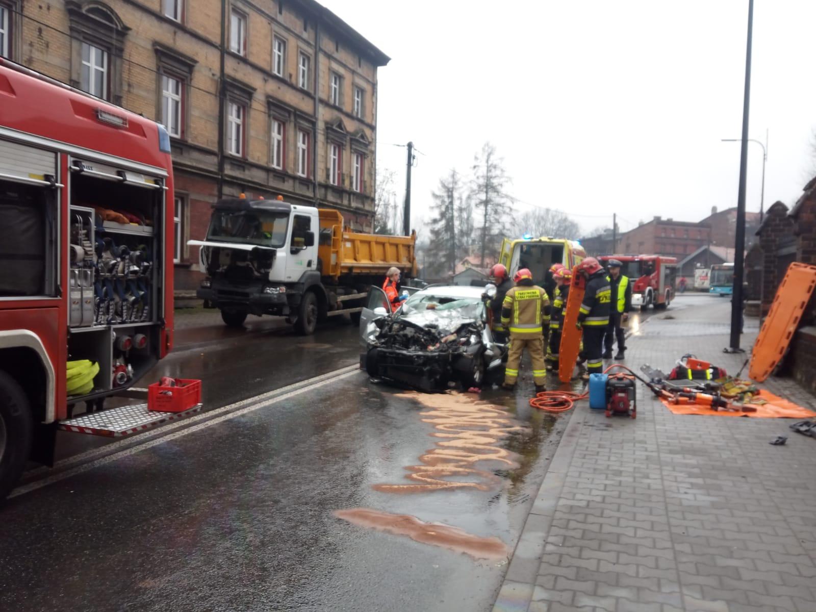 Piastowska była zablokowana przez dwie godziny