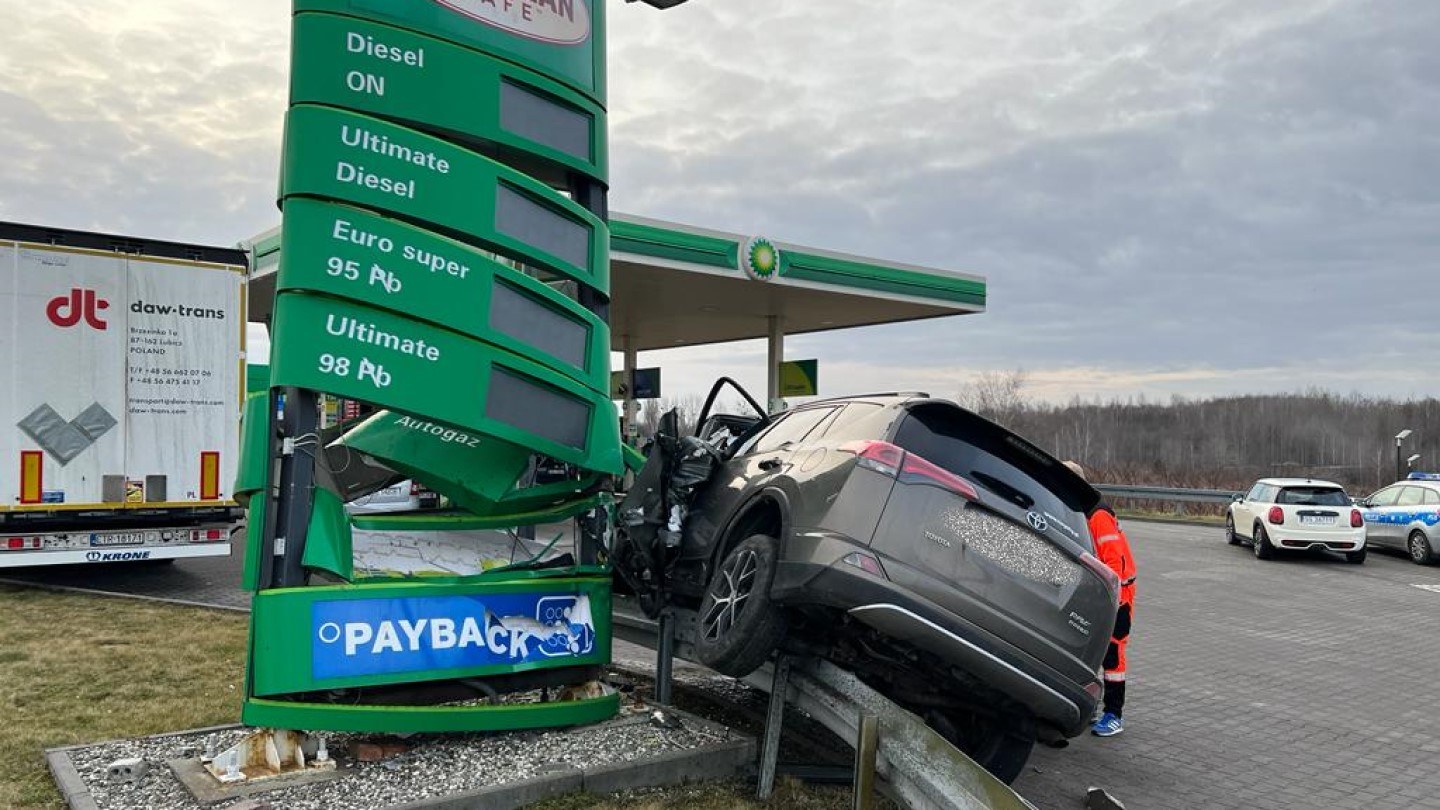 Ucieczka pijanego zabrzanina zakończyła się na stacji BP w Rudzie