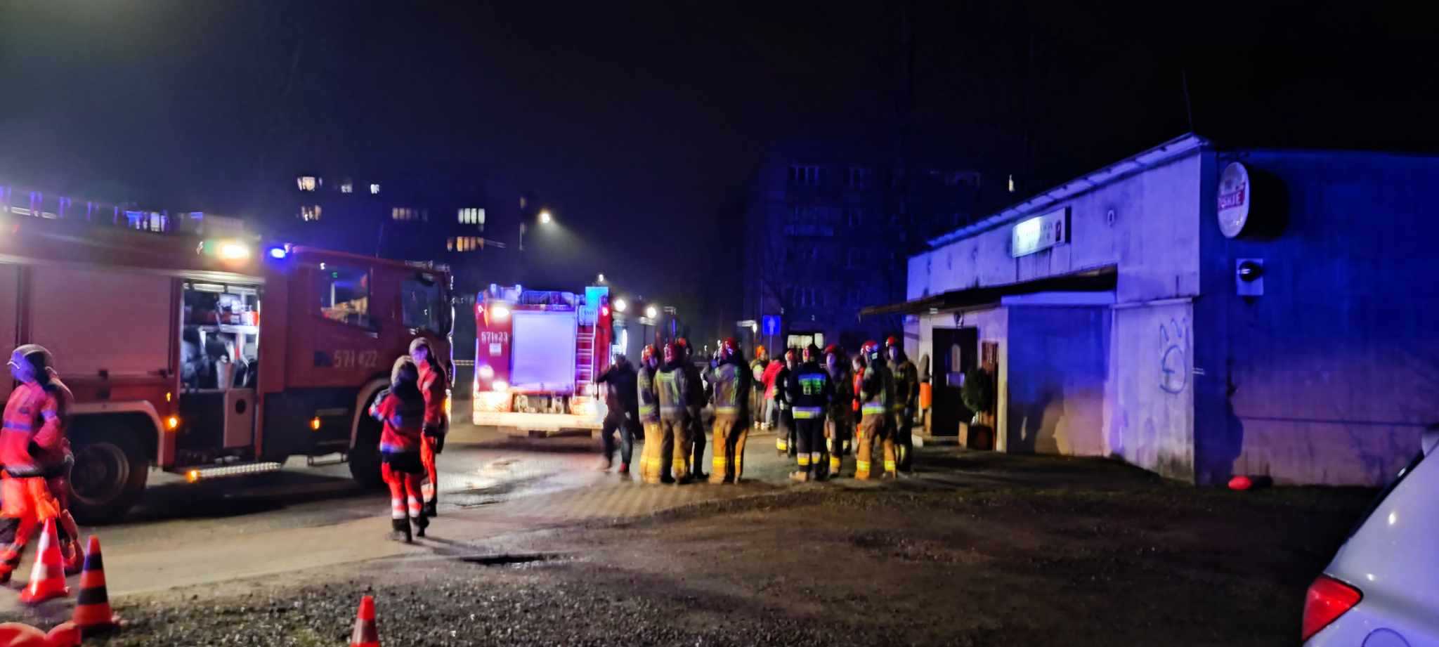 Wybuch gazu restauracja akwarium ruda slaska 06