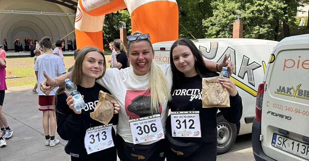 Smaczny bieg w Rudzie Śląskiej. dla wszystkich uczestnika - krepel!