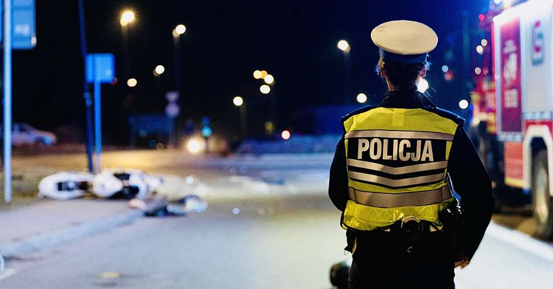 Sobotni wypadek motocyklowy w Chebziu - kierujący był pijany