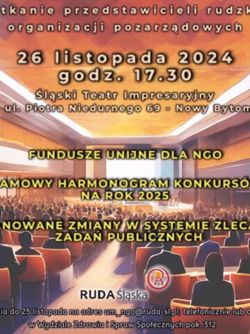 ZAPROSZENIE NA SPOTKANIE NGO RSL ZAPROSZENIE NA SPOTKANIE NGO RSL