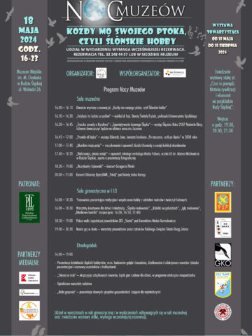 Noc Muzeow plakat Noc Muzeow plakat