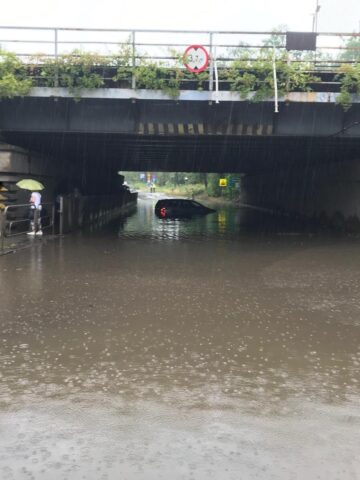 Zalana ul Asfaltowa, Ruda Śląska Zalana ul Asfaltowa, Ruda Śląska