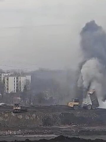 Pozar haldy ruda slaska Pozar haldy ruda slaska