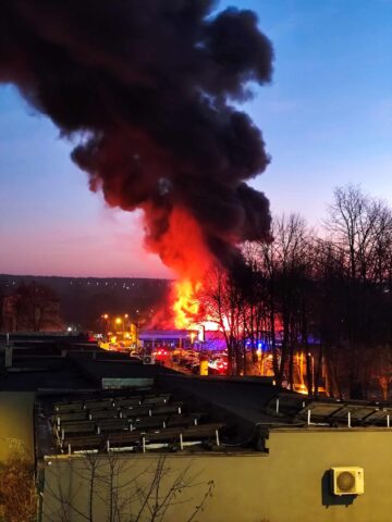 Pozar wirek ruda slaska 25 11 2024 4 Pozar wirek ruda slaska 25 11 2024 4