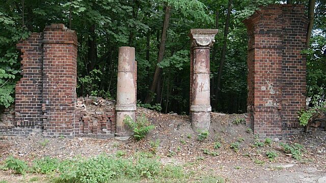 Wejscie do cechowni kopalni Brandenburg Wejscie do cechowni kopalni Brandenburg